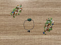 Aqua Wire-Wrapped Sea Glass Bracelet
