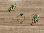 Aqua Wire-Wrapped Sea Glass Bracelet
