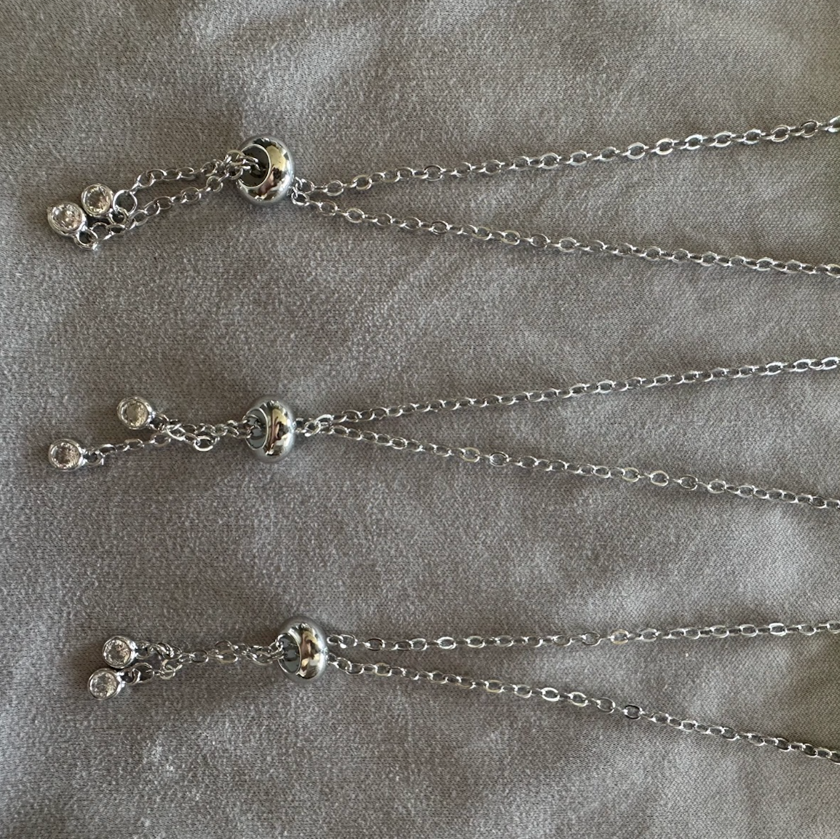White Wire-Wrapped Sea Glass Bracelet